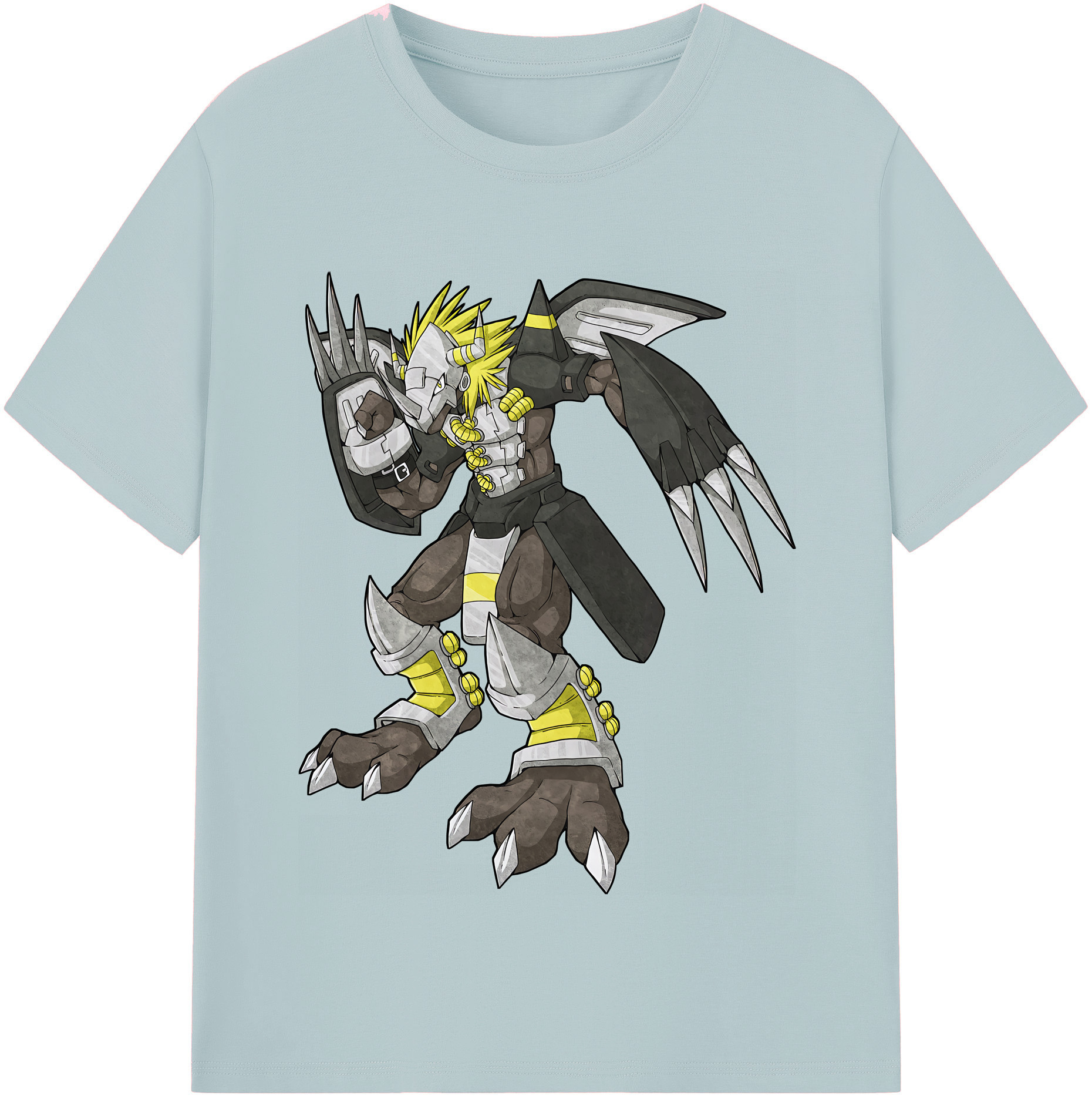 （画像用） Digimon デジタルモンスター/デジモン 綿100％半袖Tシャツ（フロントプリント）